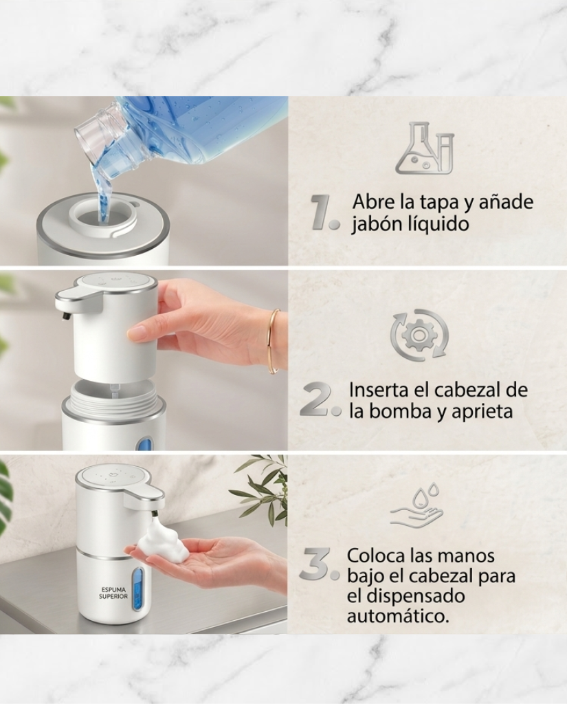 Dispensador Automático de Espuma Premium